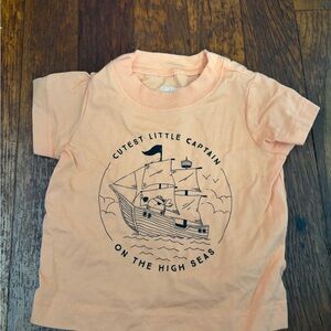 Carter's Peach Nautical Kids T-Shirt